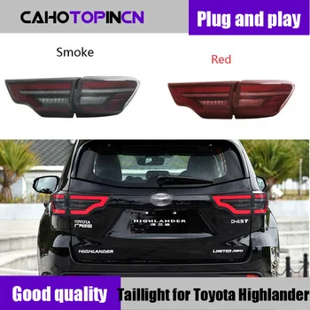 Auto LED zadné svetlo zadné Svetlo Pre Toyota Highlander 2015 - 2021 Zadné Beží Svetlo + Brzdové + Zadnej strane Lampa + Dynamické Zase Signál