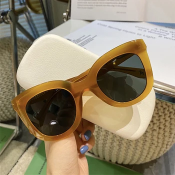 Okrúhle slnečné Okuliare Retro dámske Módne, Luxusné Značky Dizajnér Okuliare Slnečné Okuliare Pre Mužov Oválne Jelly Okuliare Gafas De Sol Muj