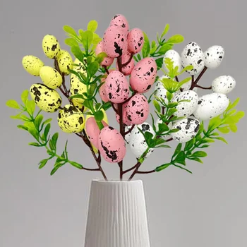 9Kinds 22 cm Veľkonočné Vajíčko Konáre Stromov Pena Veľkonočné Vajíčko Kvetina, Tipy pre Usporiadanie Domova