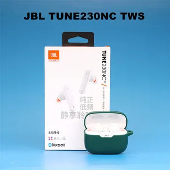 Pre JBL TUNE230NC TWS Bezdrôtové Bluetooth Slúchadlá Chrániť Kryt Ľahké Prípade Nárazu-odolný Vodotesný Mäkké Silikónové puzdro