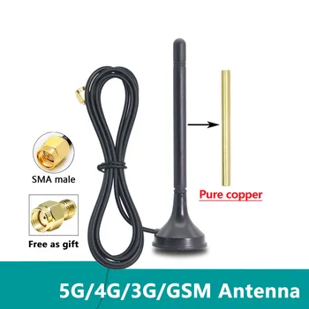 Čistej Medi Bar 600~6000Mhz 4G 5G, 3G GSM Bezdrôtové Antény Vysoký Zisk 8dbi Externý WiFi LTE Router Anténa S Magnetickou Základňou