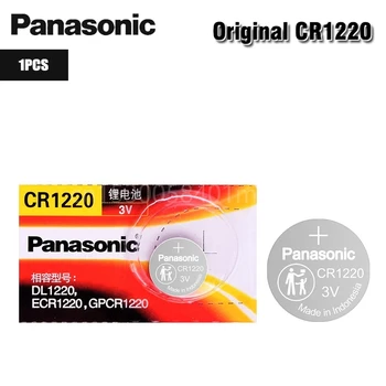 Panasonic 100% Originálne CR1220 gombíkovú Batériu pre Sledovať Auto Diaľkové Tlačidlo Cr 1220 ECR1220 GPCR1220 3v Lítiové Batérie