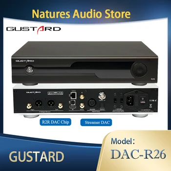 Gustard DAC-R26 r2r a súvisiacich Architektúry HIFI Ploche Bluetooth 5.0 Streamer Dekodér DAC Podporu LDAC, AAC, SBC, APTX, APTX LL, APTX HD